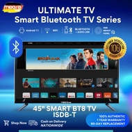 MegraHDR 45 inches Bluetooth Smart TV Slim FULL HD Smart TV/Normal Tv  Android 11 OS