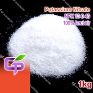 1kg Potassium Nitrate NPK 13-0-46 / KNO3 / Saltpeter / Baja Larut Air