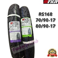 FKR RS168 DWI COMPOUND TUBELESS TYRE 70/90-17 , 80/90-17 PATTERN MAXXIS VICTRA S98 EX5 LC135