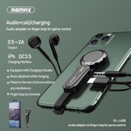 REMAX AUDIO 2 in 1 ADAPTER WITH A RING