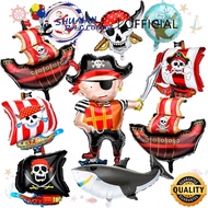 SHUAIAN Jumbo Foil Balloon Marine Ship Pirate/ Pirate Ship/ Sailorjangkar Jumbo Balloon/ Pirate Char