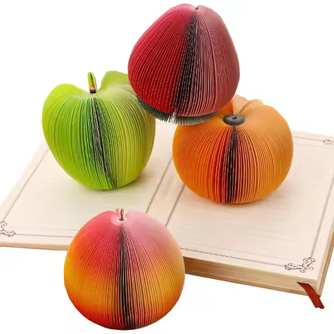 Creative Vegetables Fruit Memo Pad Sticky Notes Cute Diary Decorative Bookmark Memo Sheets Stationar