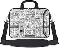 Messenger Bag Carrying Case Sleeve with Handle Accessory Pocket Fits Laptops/Notebook/ebooks/Kids ta