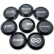 1PCS Aluminum Logo 64mm Outer 60mm Inner Wheel Cap Enkei Rays Vossen SSR oz Racing Sport Rim Cap