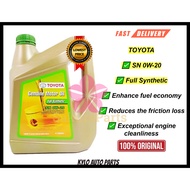TOYOTA 0w20 Fully Synthetic Engine Oil 4Liter (ORIGINAL)