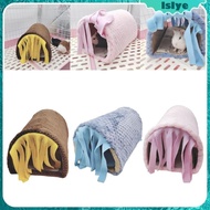 [Lslye] Guinea Pig Hideout, Hamster Tunnel Removable Pad Bedding for Hamster Mice Ferrets Guinea Pig Sleeping