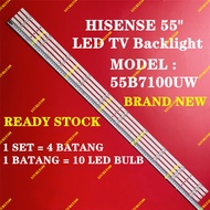 (NEW 1SET) 55B7100UW Hisense 55'' LED TV Backlight / Lamp TV 55B7100