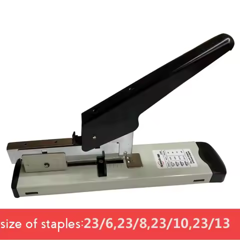 Heavy Duty 120 Sheets Stapler With Ruler, Adjustable Binding Thickness Metal Paper Stapler Fit Stapl