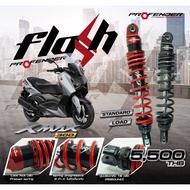 XMAX NVX W125 FORZA RXZ Profender Premium Suspension Adjustable Shocks Absorber Series Flash