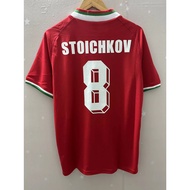 1994 Bulgaria Top Quality Away Retro Soccer Jersey custom T-shirt Football Jersey STOICHKOV