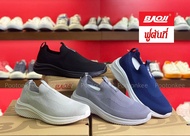 Baoji BJM 694 รองเท้าผ้าใบบาโอจิ รองเท้าผ้าใบผู้ชาย Slip on รุ่นใหม่ล่าสุด ไซส์ 41-45 ของแท้ พร้อมส่