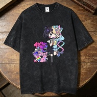 Needy Girl Overdose Vintage Washed cotton top tees teen aesthetic Breathable korean clothes tshirt k