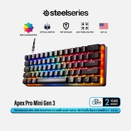 SteelSeries Apex Pro Mini Gen 3 Gaming Keyboard คีย์บอร์ดเกมมิ่งไร้สาย Magnetic SW #Qoomart