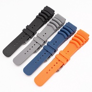 Watchband Waterproof Silicone Watch Band for Seiko Diver Scuba Diving Rubber Watch Strap for Casio Sport WristBand Bracelet Watch Replacent 20mm 22mm 24mm