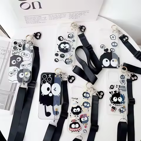 For Sony Xperia XZ2 XZ1 Compart 1iV 10iV Briquette Case Wrist Strap Ornament