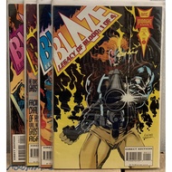 Marvel Comics: 1993 - Blaze: Legacy of Blood 1 to 4 Set - Midnight Sons - 1 2 3 4