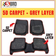 Honda City 2002-2007 5D Carpet CarMat Floor Mat OEM Karpet Car Floormat