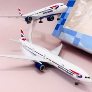 Model Airplane "BOEING 777 BRITISH AIRWAYS" BRITISH Airlines High Quality Alloy, Powder Coated 1/400