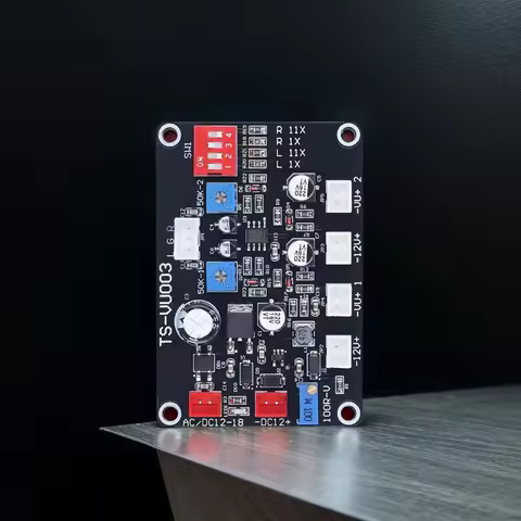 TS VU003 Power Amplifier VU Meter Driver Board AC DC 12V-18V DB Amplifier Chassis VU Meter Driver Bo
