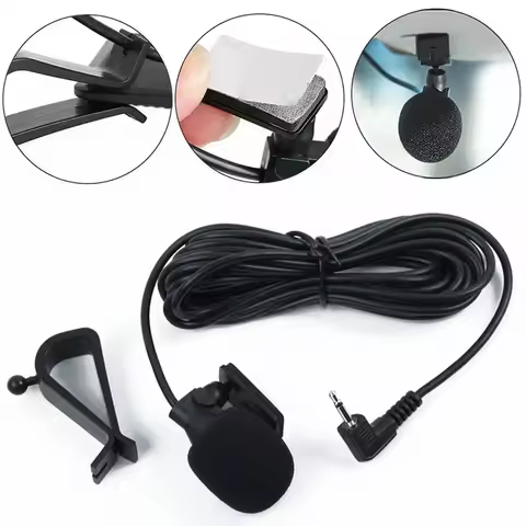 Car Radio 2.5MM Microphone For Pioneer CD-VM1 4.5V Blue-tooth External Microphone For Car Stereos Ra