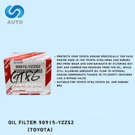 TOYOTA OIL FILTER 90915-YZZS2, Toyota GT86, Toyota 86, Subaru Brz