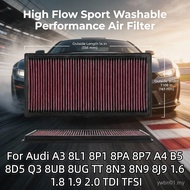 For Audi A3 8L1 8P1 8PA 8P7 A4 B5 8D5 Q3 8UB 8UG TT 8N3 8N9 8J9 1.6 1.8 1.9 2.0 TDI TFSI High Flow S