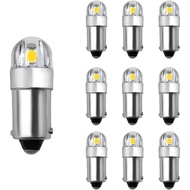 DXNQ 10PCS BA9S BA9 1895 1891 53 57 47830 LED Bulb, Super Bright 2SMD 3030Chips BA9S LED Bulb Glove 