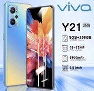 murah Handphone ViV0 Y21 cuci gudang terbaru 2022 baru murah hp Smartphone 8GB RAM+256GB ROM Bluetoo