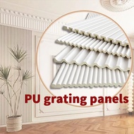 Customized European style PU grille board French simple modern foam wave board three-dimensional pat