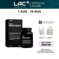 [Expiry Apr 2027] LAC Men’s Mega Multi (90 Caplets) Daily Multivitamin and Nutrition Formula