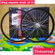 18 inch bicycle wheelset rims, 18 inch bicycle rims are assembled and spoked