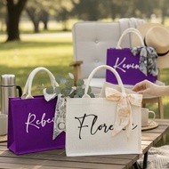 Vyveal Canvas Customized Bag Gift Set for Ninang, Bridesmaid Gift, Mom, Gift Ideas for Her