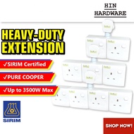 HIN Heavy Duty 2 Gang 3 Gang 4 Gang Extention Socket Wall Socket Adaport Extention plug