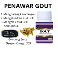 3. Penawar Gout 30 Biji Kapsul Gondang Emas 369 Kebas Kaki Tangan Urat Saraf Tersumbat Asid Urik Uric acid Ubat Sendi