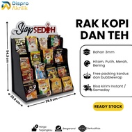 Acrylic Coffee Place | Acrylic Coffee & Milk & Tea Rack | Acrylic Drink Rack Sachet 16 Boxes UK 39.9