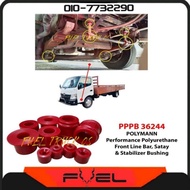 POLYMANN HINO DUTRO 300 WU710 FRONT STABILIZER BUSH SET PERFORMANCE POLY LINE BAR SATAY GETAH SWAY R