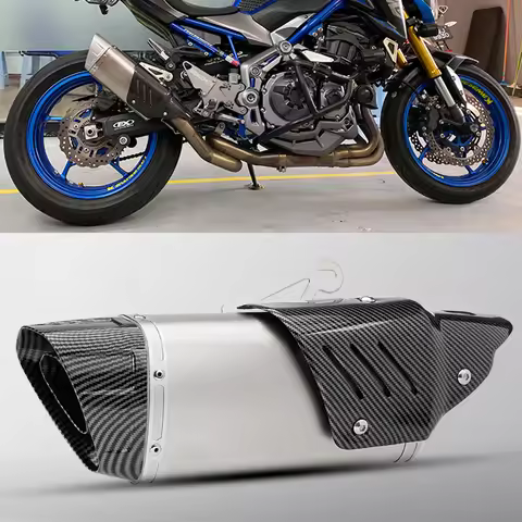 Universal 51mm Motorcycle Exhaust Muffler K10 for RC 125 250 390 for R6 R3 Ninja Z 400 250 Z900 ZX6R