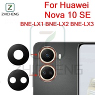 For Huawei Nova 10 SE BNE-LX1 BNE-LX2 BNE-LX3 With Adhesive Sticker Rear Back Camera Glass Lens Repl