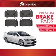BREMBO Front Pads (L+R) - Honda Civic FD2 Type R, Integra DC5 Type R