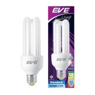 EVE หลอดประหยัดไฟ หลอดตะเกียบ หลอดไฟ หลอดเกลียว E27 ขนาด 11W 14W 18W แสงขาว