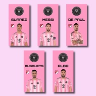 Inter Miami Messi Suarez Alba Busquets De Paul Wooden Poster Wall Display