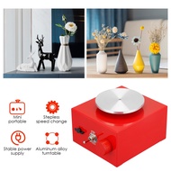 SEAAN Mini Pottery Wheel Pottery Wheel 6.5cm 10cm Turntable Mini Pottery Machine Electric Pottery Wh
