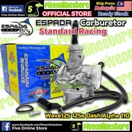 ESPADA Standard Racing Carburetor Honda Wave 125 125S Dash Alpha 110 Wave 110 EX5 Dream Carburator Copper Slide