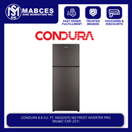 Condura 8.8 cu. ft. Negosyo No Frost Inverter Pro Two Door Refrigerator CNF-251i