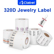 CLABEL 320D Printer Label Thermal Paper Jewelry Labels Are Suitable For Item Price Tag Label Sticker