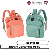 Baby Scots Platinum Mommy Bag MB 079 / Tas Ransel Perlengkapan Bayi / Baby Scots Diaper Bag