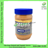 Steffis Smooth Peanut Butter (No-added Sugar & Salt) 453g