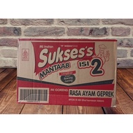 Suksess Mie Instan Goreng Ayam Geprek Bag 126 gr harga per 1dus-Mie Goreng Instan Sukses Rasa Ayam G