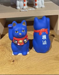Beams地區限定橫濱藍色招財貓Yokohama Lucky Cat