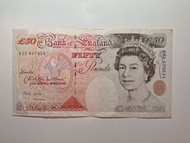 1994年英國50英鎊 VF-EF品相